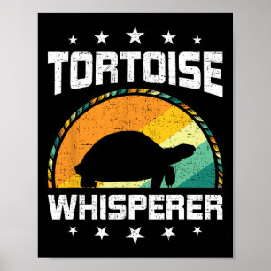 Poster Tortoise Whisperer Vol Pêche Aquarium Poisson rése