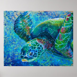 Poster Tortue de mer