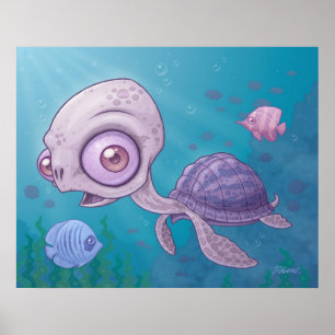 Poster Tortue de mer