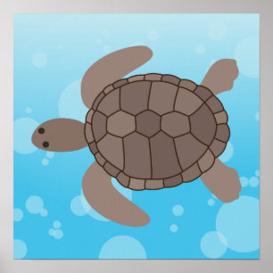 Poster Tortue de mer
