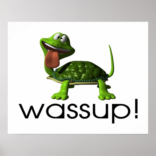 Poster Tortue Wassup (Devant)
