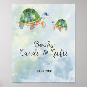 Poster Tortues marines - Livres cartes et cadeaux