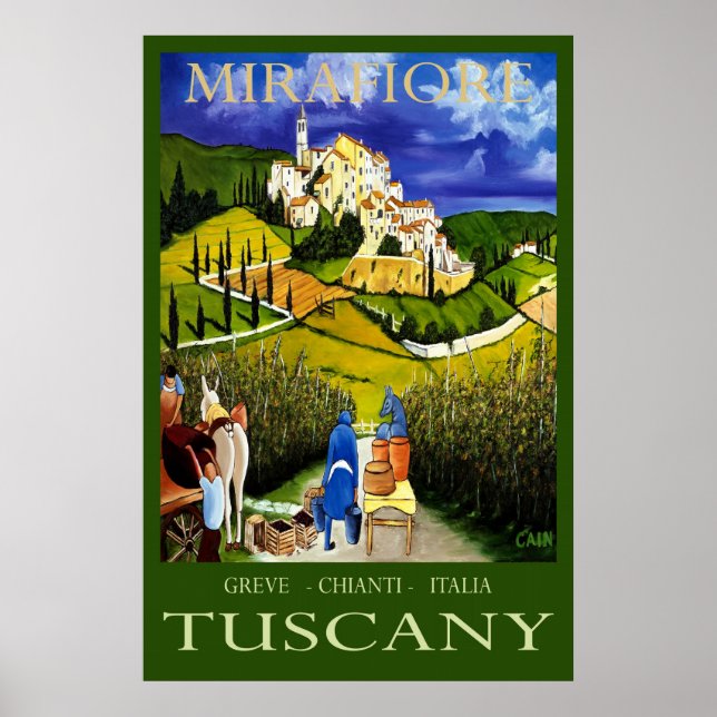 POSTER TOSCANE (Devant)