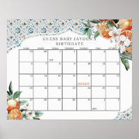 Toscane Carrelage Baby shower Citrus Devinez la da