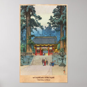 Poster Toshogu Shrine Hiroshi Yoshida art japonais