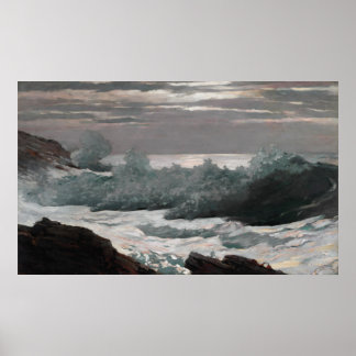 Poster Tôt le matin après une tempête à Sea Winslow Homer