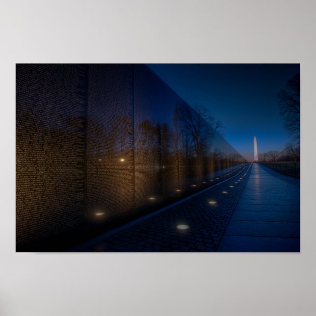 Poster Tôt Le Matin Au Mémorial Du Vietnam (Devant)