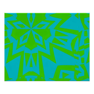 Poster Totalement Abstrait