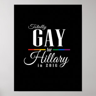 POSTER TOTALEMENT GAI POUR HILLARY - .PNG