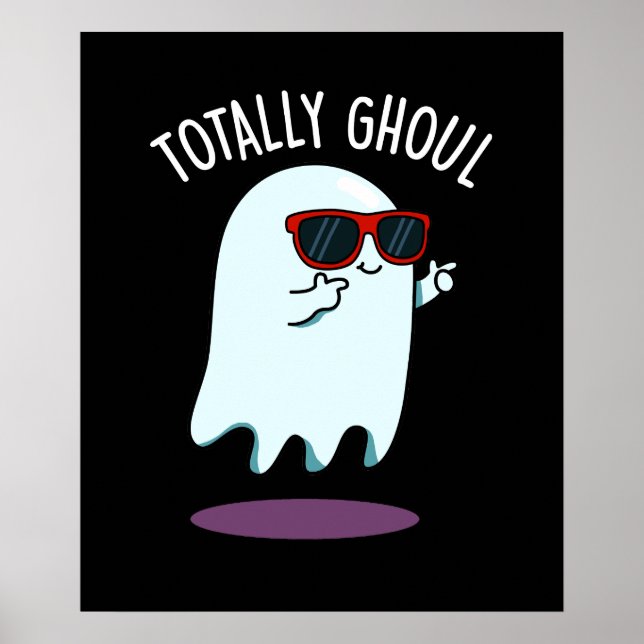 Poster Totalement Ghoul Funny Halloween jeu de fantôme BG (Devant)