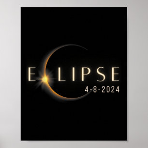Poster Totalité 04 08 24 Total Solaire Eclipse 2024