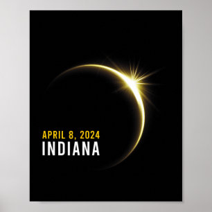 Poster Totalité 04 08 24 Total Solaire Eclipse 2024 India