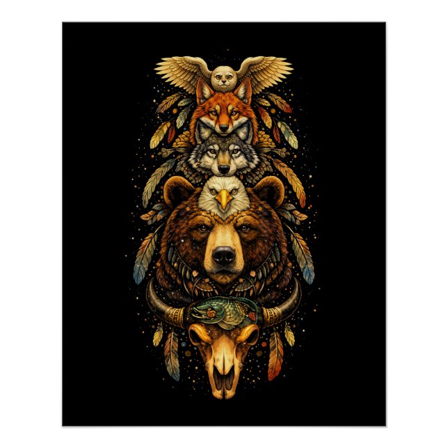 Poster Totem Ascendant (Devant)