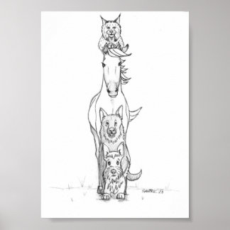 Poster Totem Compagnon