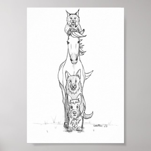 Poster Totem Compagnon (Devant)