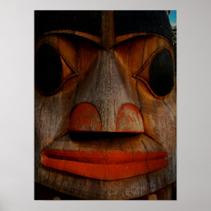 Poster totem d'aigle