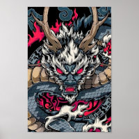 totem de dragon chinois, tatouage