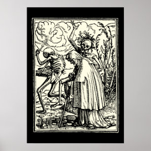 Poster Totentanz, Danse de macabre (Holbein)