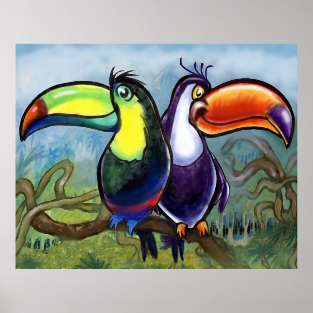 Poster Toucans (Devant)