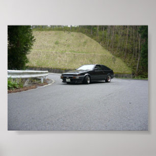 Poster Touche et dérive AE86