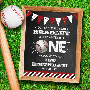 Poster Toucher Le Grand Baseball 1er anniversaire