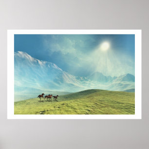 POSTER TOUCHER LES NUAGES
