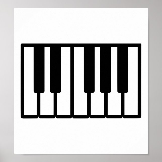 Poster Touches de piano (Devant)