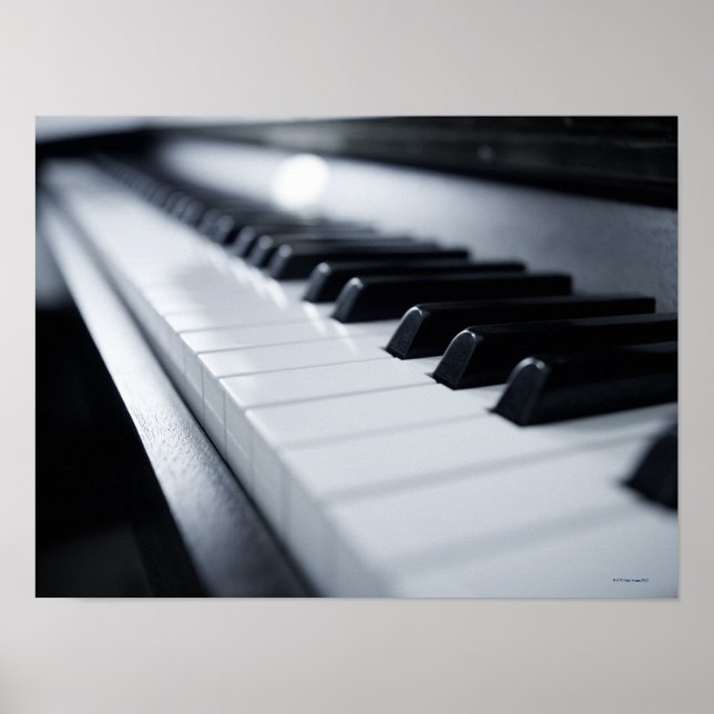 Poster Touches de piano détaillées 2 (Devant)