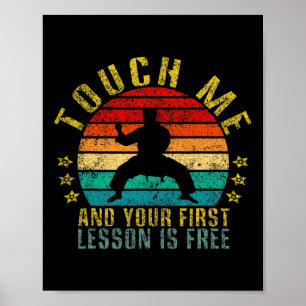 Poster Touchez-Moi Et Votre Première Leçon Est Gratuit Fu