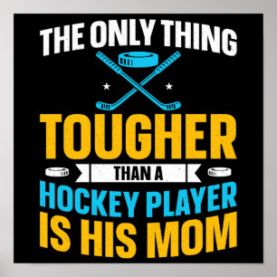 Poster Tough Hockey Maman
