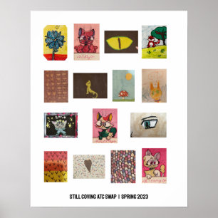 Poster Toujours à l'écoute du swap ATC Printemps 2023 - E