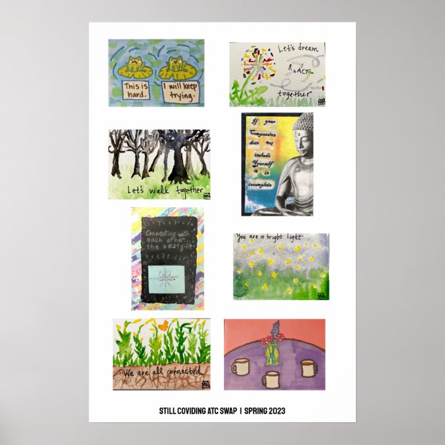 Poster Toujours au programme ATC Swap Spring 2023 - affic (Devant)