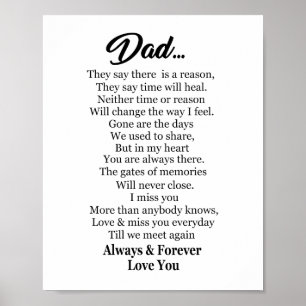 Poster Toujours et Forever Love You Dad