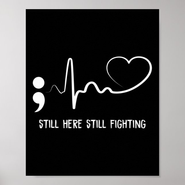 Poster Toujours Ici Lutter Contre Le Suicide Cardiaque Pr (Devant)