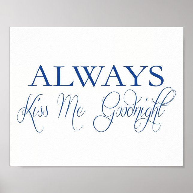 Poster toujours KISS ME Goodnight (Devant)