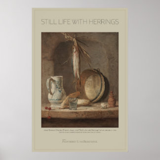 Poster Toujours la vie avec les hardes | Chardin 24x36 | 