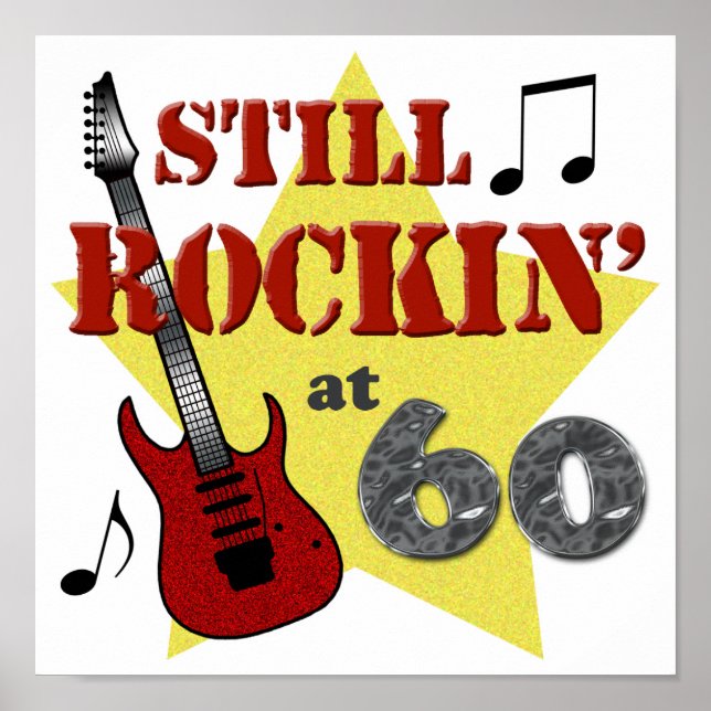 Poster Toujours Rockin' À 60 Ans (Devant)