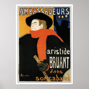 Poster Toulouse-Lautrec : Ambassadeurs