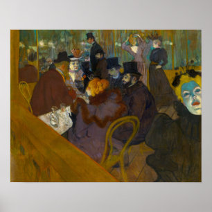 Poster Toulouse-Lautrec - Au Rouge