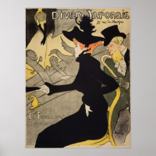 Poster Toulouse-Lautrec - Divan Japonais