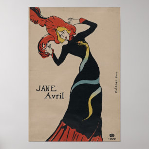 Poster Toulouse-Lautrec Jane Avril