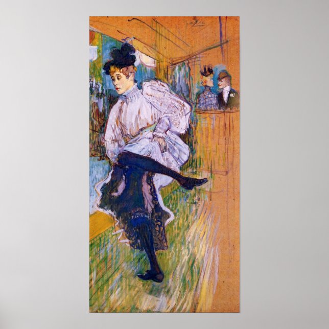 Poster Toulouse-Lautrec - Jane Avril dances (Devant)