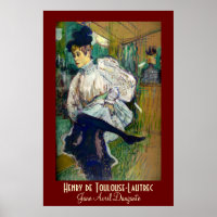Toulouse-Lautrec : Jane Avril Danzante