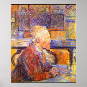 Poster Toulouse-Lautrec Portrait of Van Gogh