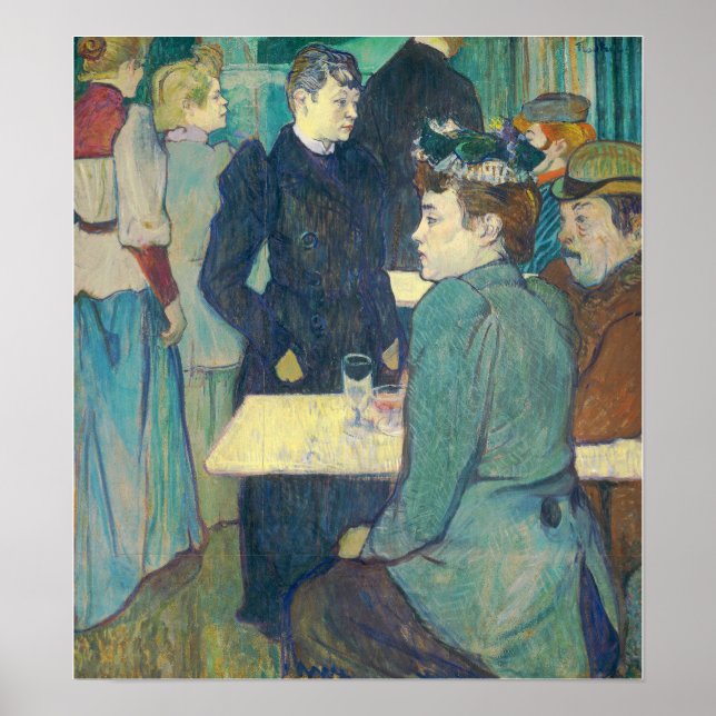 Poster Toulouse-Lautrec - Un Coin Du Moulin De La G... (Devant)