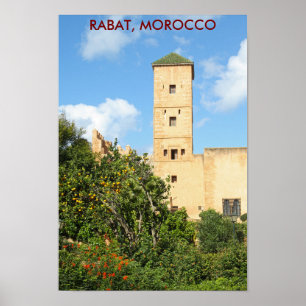 Poster Tour à Rabat, Maroc