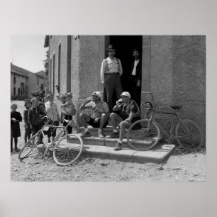 Poster Tour de France 1921 Après l'Étape Bière Time Colo