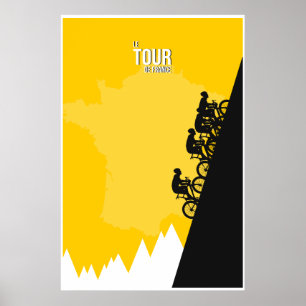 Poster Tour de France de le