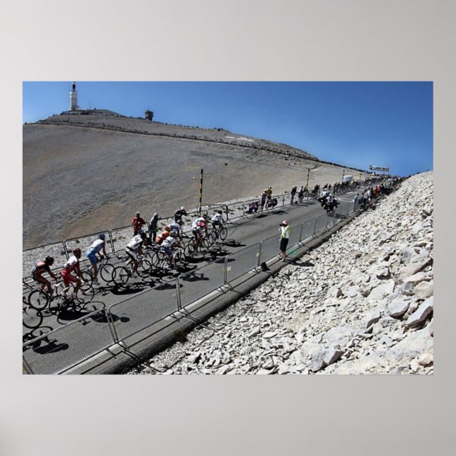 Poster tour de France sommet Ventoux (Devant)