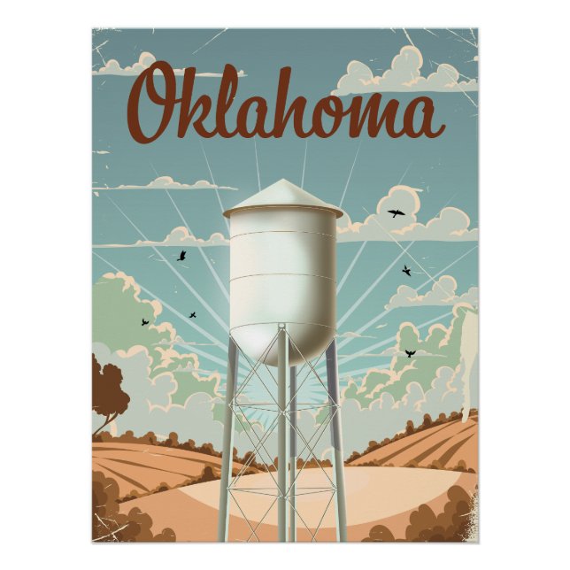 Poster Tour de l'eau de l'Oklahoma (Devant)